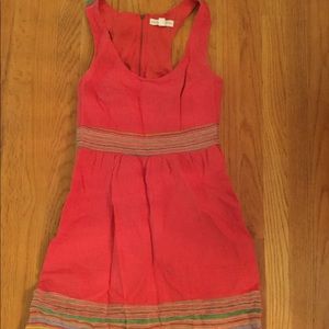 Urban outfitters red\orange open back dress